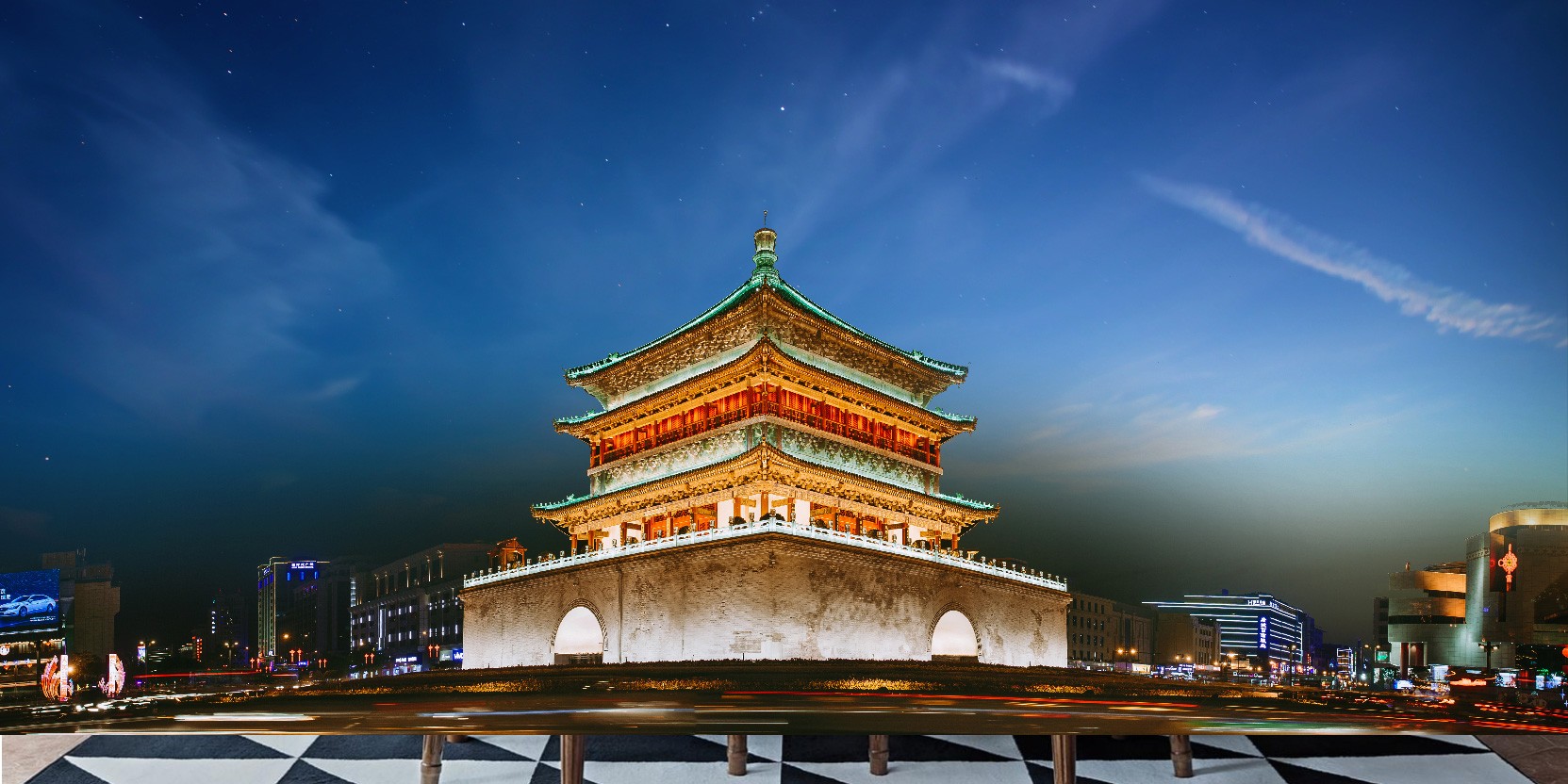 陕西：西安古城楼亮化工程